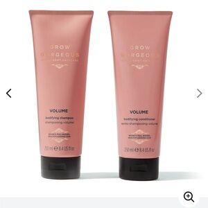 NWT grow gorgeous set of shampoo and conditioner